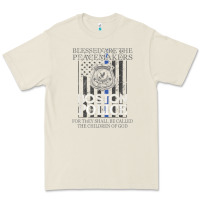 Bone boston police shirt saint michael police officer prayer Premium Tee - linhVisuals