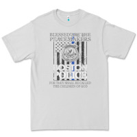 Dove Grey boston police shirt saint michael police officer prayer Premium Tee - linhVisuals