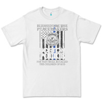 White boston police shirt saint michael police officer prayer Premium Tee - linhVisuals