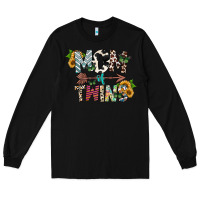 Black mom of twins Long Sleeve Tee - CowhideDigitalArt