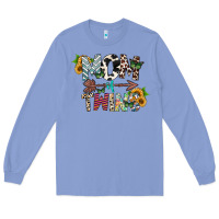 Colony Blue mom of twins Long Sleeve Tee - CowhideDigitalArt