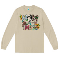 Mushroom mom of twins Long Sleeve Tee - CowhideDigitalArt