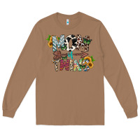 Toasted Coconut mom of twins Long Sleeve Tee - CowhideDigitalArt