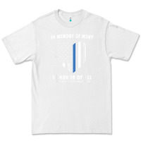 White national police week shirt in memory and honor us flag Premium Tee - linhVisuals