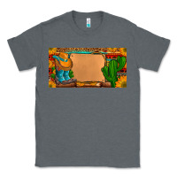 Charcoal Heather custom cowboy boots aztec sunflowers leopard license plate Classic Tee - Artiststas