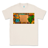 Natural custom cowboy boots aztec sunflowers leopard license plate Classic Tee - Artiststas