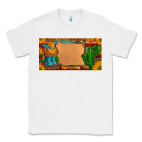 White custom cowboy boots aztec sunflowers leopard license plate Classic Tee - Artiststas