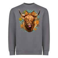 Storm fall highland cow Heavyweight Sweatshirt - Jasminsmagicworld
