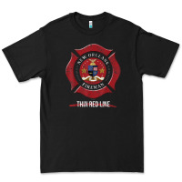 Black new orleans firefighter shirt firefighter gifts louisiana Premium Tee - linhVisuals