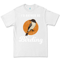 White birding birdwatching eastern phoebe Premium Tee - linhVisuals