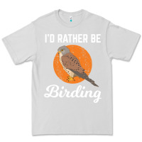 Dove Grey birding birdwatching kestrel bird bird Premium Tee - linhVisuals
