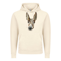 Vintage Artic american mammoth jackstock donkey  face Vintage Hoodie - LillyAllenDesigns
