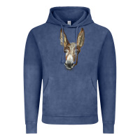 Vintage Denim american mammoth jackstock donkey  face Vintage Hoodie - LillyAllenDesigns