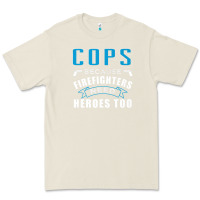 Bone cops because firefighters need heroes too premium Premium Tee - linhVisuals