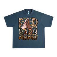 Midnight Navy Fur Baby Mama Dog Urban Heavy Tee - CowhideDigitalArt