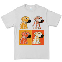 Dove Grey rhodesian ridgeback t  shirt rhodesian ridgeback dog gift idea t  shir Premium Tee - linhVisuals