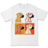 White rhodesian ridgeback t  shirt rhodesian ridgeback dog gift idea t  shir Premium Tee - linhVisuals