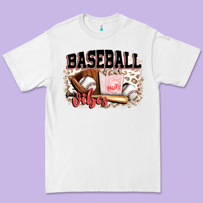 Baseball Vibes Premium Tee Designed By Fadigitalartstudio