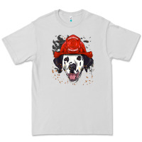 Dove Grey dalmatian firefighter dalmatian dog lover Premium Tee - linhVisuals