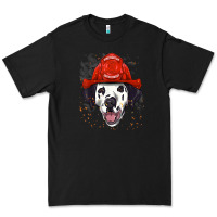 Black dalmatian firefighter dalmatian dog lover Premium Tee - linhVisuals