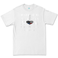 White police & firefighter mom, i raised mine fireman mothers day Premium Tee - linhVisuals