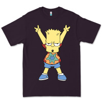 Plum groovy bart Premium Tee - linhVisuals