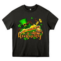 Asphalt St. Patrick's Kentucky map Heavy Core Tee - OliviaCreatesArt