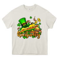 Cream St. Patrick's Kentucky map Heavy Core Tee - OliviaCreatesArt