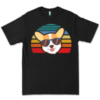 Cool Corgi Vintage 80s Dog Lover Premium Tee | Teevron