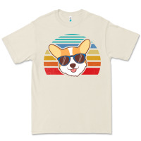 Bone cool corgi vintage 80s dog lover Premium Tee - linhVisuals