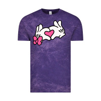 Cloud Purple Minnie Mouse Vintage Tee - CowhideDigitalArt