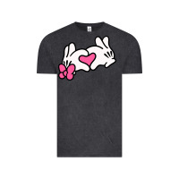 Vintage Black Minnie Mouse Vintage Tee - CowhideDigitalArt
