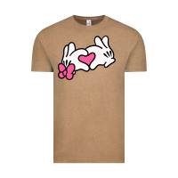 Vintage Coffee Minnie Mouse Vintage Tee - CowhideDigitalArt
