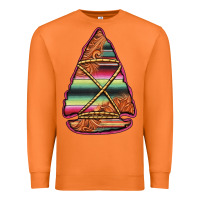 Carrot serape tooled leather arrowhead Premium Sweatshirt - Jasminsmagicworld