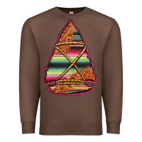 Chestnut serape tooled leather arrowhead Premium Sweatshirt - Jasminsmagicworld
