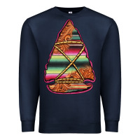 Navy serape tooled leather arrowhead Premium Sweatshirt - Jasminsmagicworld