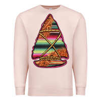 Pale Pink serape tooled leather arrowhead Premium Sweatshirt - Jasminsmagicworld