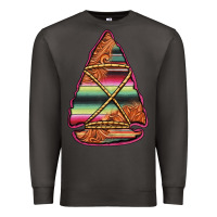 Smoke serape tooled leather arrowhead Premium Sweatshirt - Jasminsmagicworld