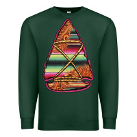 Sports Green serape tooled leather arrowhead Premium Sweatshirt - Jasminsmagicworld