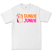 White donut coffee lover dunkie junkie Premium Tee - linhVisuals