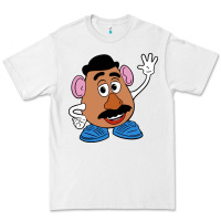 White mr potato Premium Tee - linhVisuals