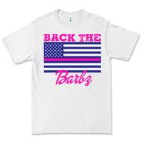 White NICKI BACK THE BARBZ Premium Tee - linhVisuals