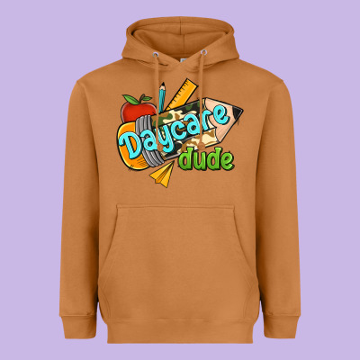 Daycare Dude Heavyweight Hoodie Designed By Jasminsmagicworld