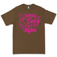 Cacao Reba Mcentire Diva Like Dolly Rebel Like Reba Premium Tee - linhVisuals