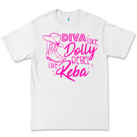 White Reba Mcentire Diva Like Dolly Rebel Like Reba Premium Tee - linhVisuals