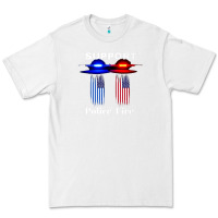 White support our police & fire departments   1st responders premium Premium Tee - linhVisuals