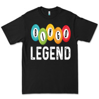 Black funny bingo legend bingo balls game Premium Tee - linhVisuals