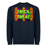 Navy trick or treat brushstroke Heavyweight Sweatshirt - Jasminsmagicworld