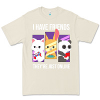 Bone i have friends they are just online Premium Tee - linhVisuals