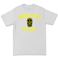 Dove Grey virginia state police Premium Tee - linhVisuals